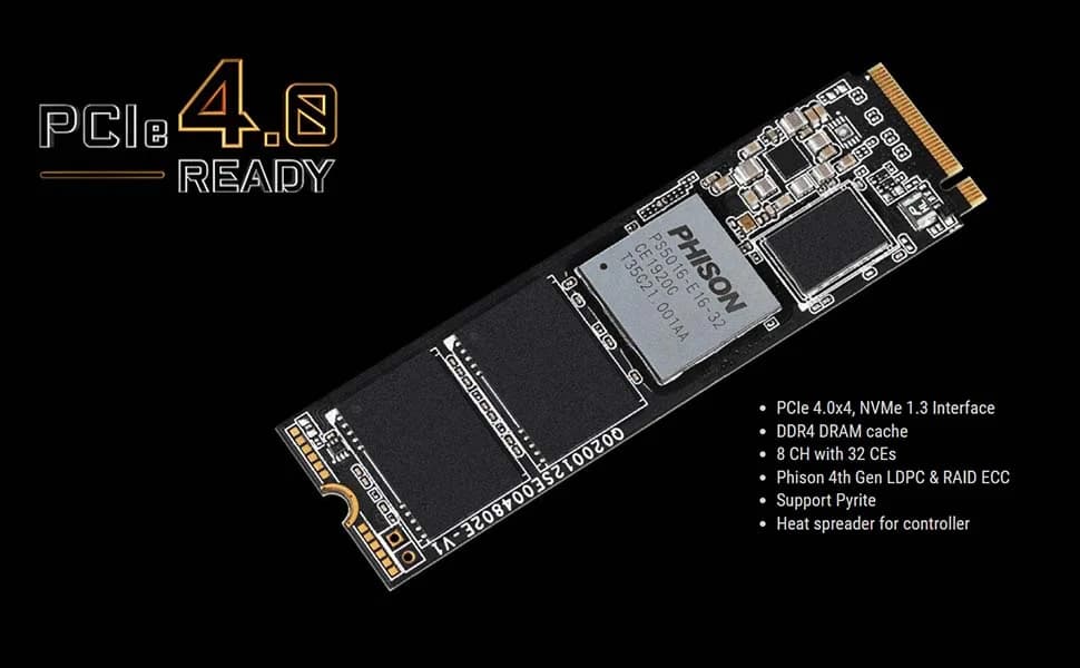 Gigabyte Aorus NVMe 500GB M.2 Gen4 Internal Solid State Drive — image 1