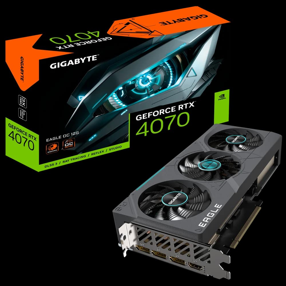 Gigabyte Geforce RTX 4070 EAGLE OC 12GB GDDR6X Graphic Card — image 1