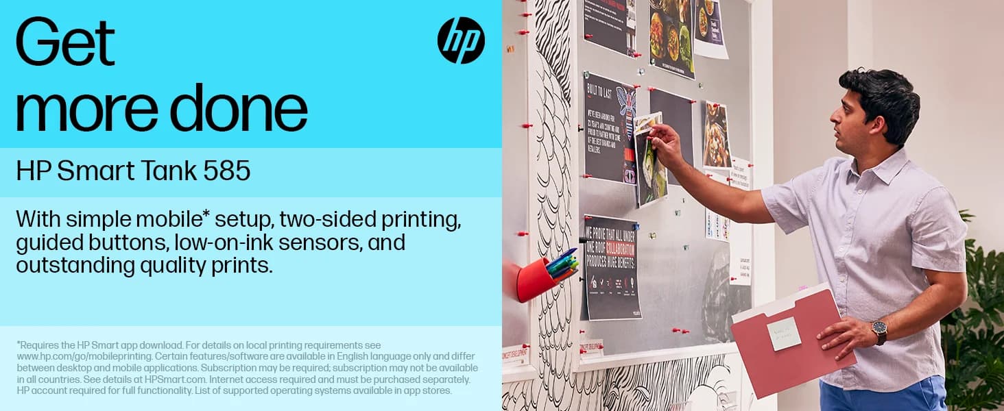 HP Smart Tank 585 All-in-one WiFi Colour Printer — image 1