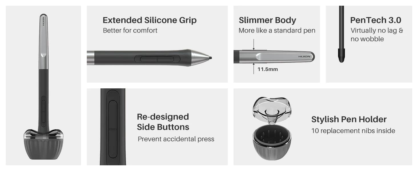 HUION Inspiroy 2 Small Black Graphic Pen tablet — image 1