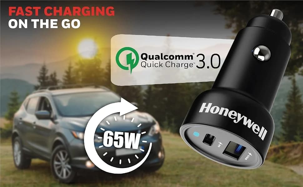 Honeywell Micro CLA 65W PD Smart Car Charger — image 1