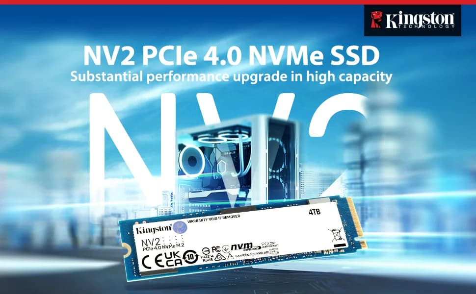Kingston NV2 4TB NVMe M.2 Internal SSD — image 1