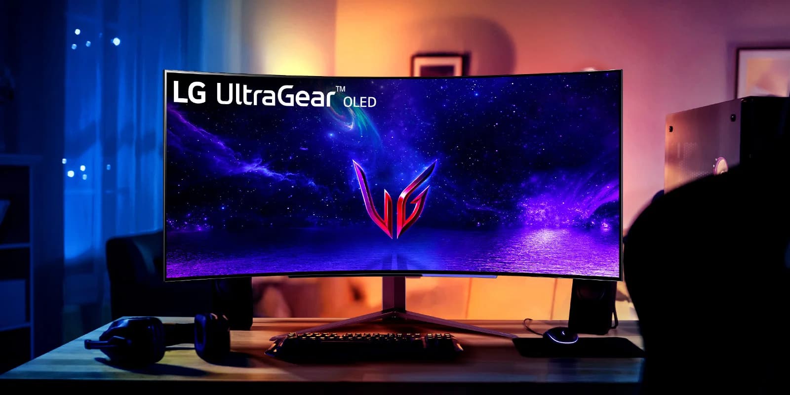 LG UltraGear 45GR95QE-B OLED Gaming Monitor - 240Hz - 45" — image 1