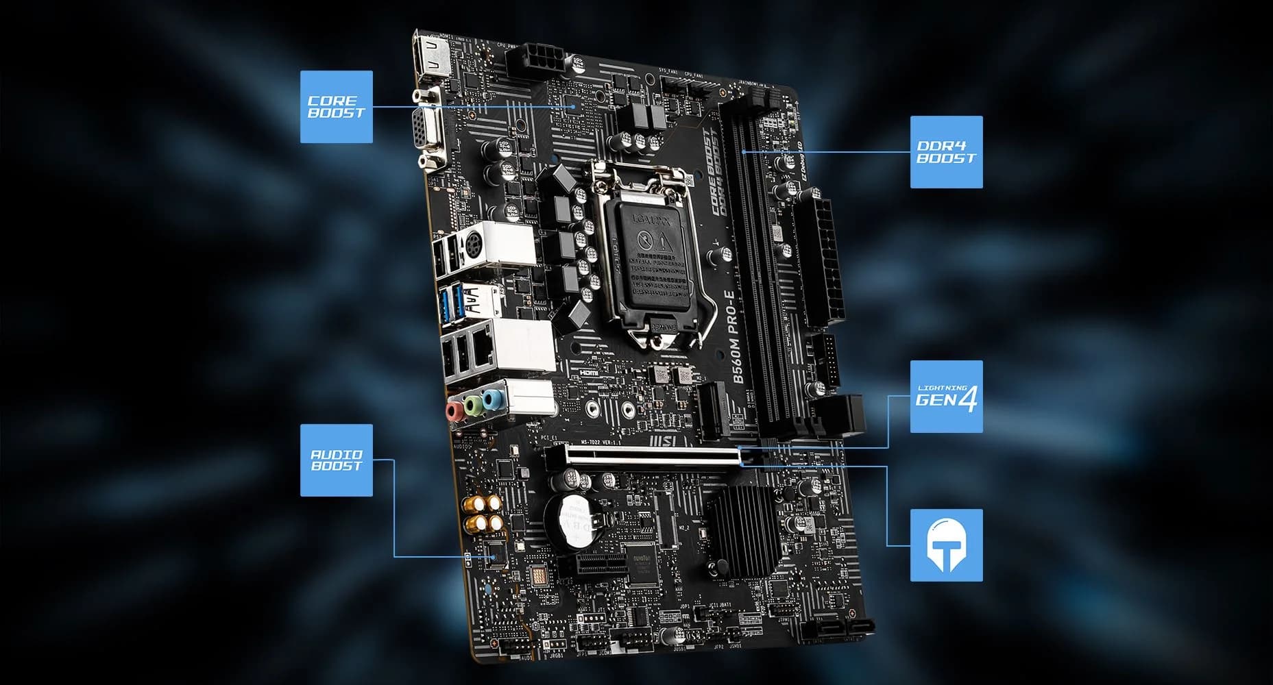 MSI B560M PRO-E Intel Motherboard