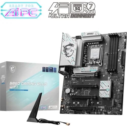 MSI B860 GAMING PLUS WIFI LGA 1851 ATX Motherboard — image 1