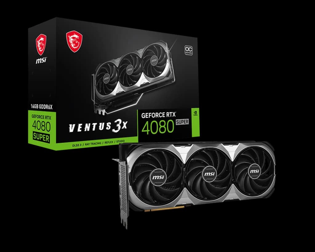 MSI GeForce RTX 4080 SUPER 16G VENTUS 3X OC Graphics Card — image 1