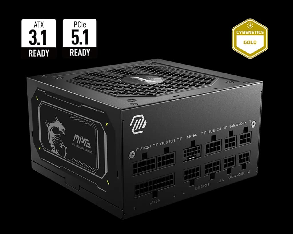 MSI MAG A750GL PCIE5 II Modular Power Supply — image 1