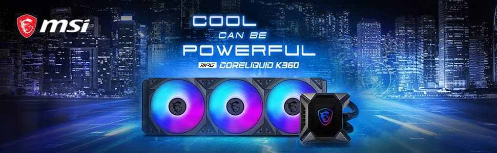 MSI MPG Coreliquid K360 V2 ARGB 360mm CPU Liquid Cooler — image 1