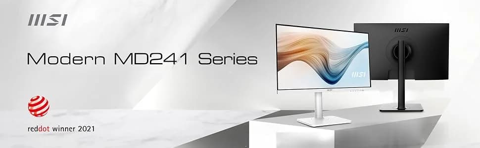 MSI Modern MD241P 24 Inch FHD IPS Professional Monitor — image 1
