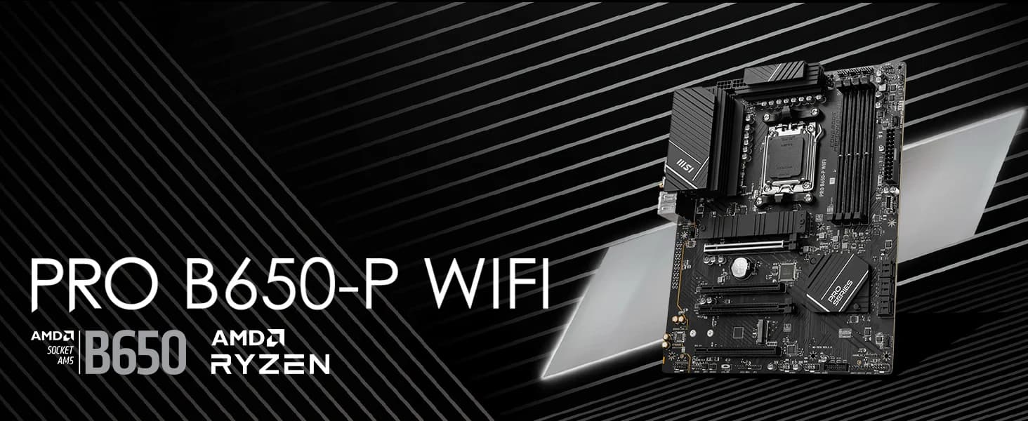 MSI Pro B650-P WIFI Motherboard — image 1
