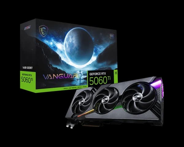 MSI RTX 5060 TI 16GB Vanguard SOC GDDR7 Graphic Card — image 1