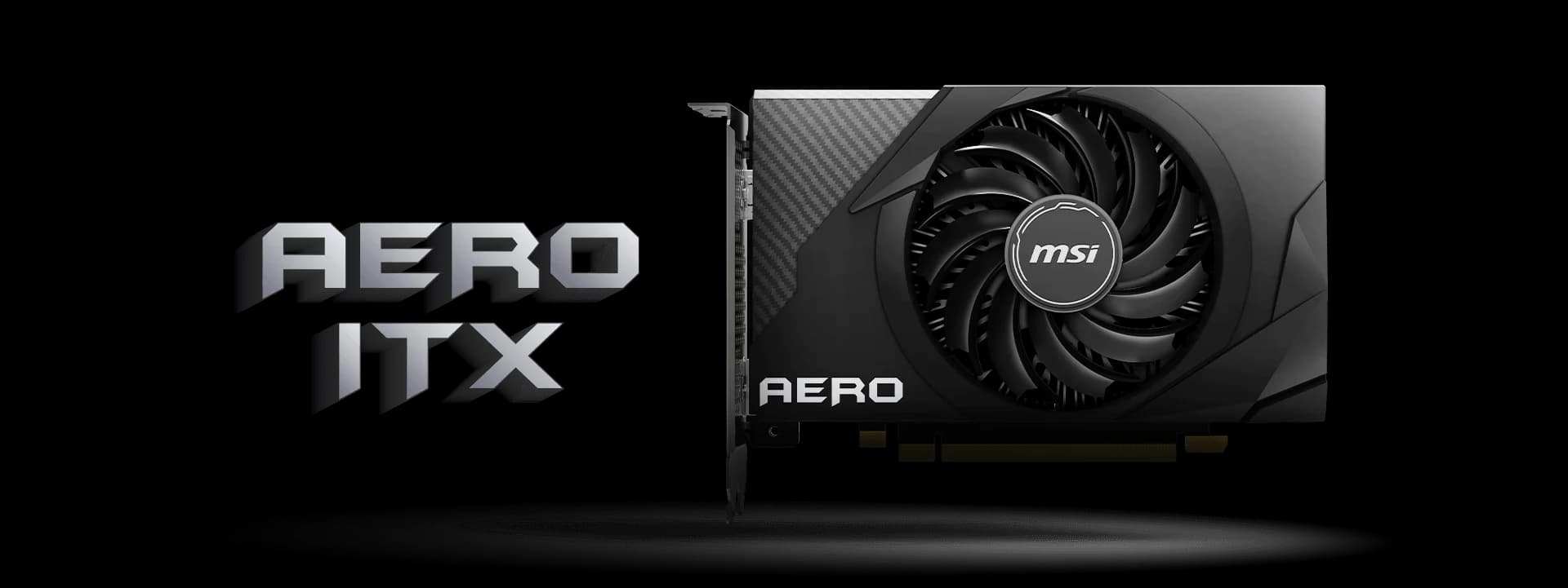 MSI RX 6400 Aero ITX 4GB Gaming Graphics Card — image 1