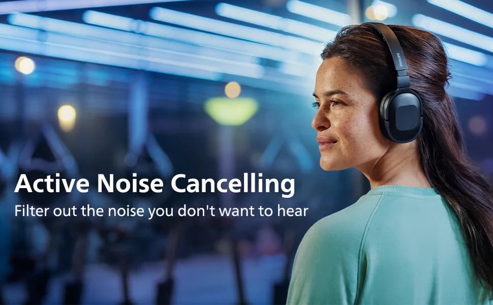 Philips TAH6506BK Lightweight Bluetooth Wireless Over Ear Headphones — image 1