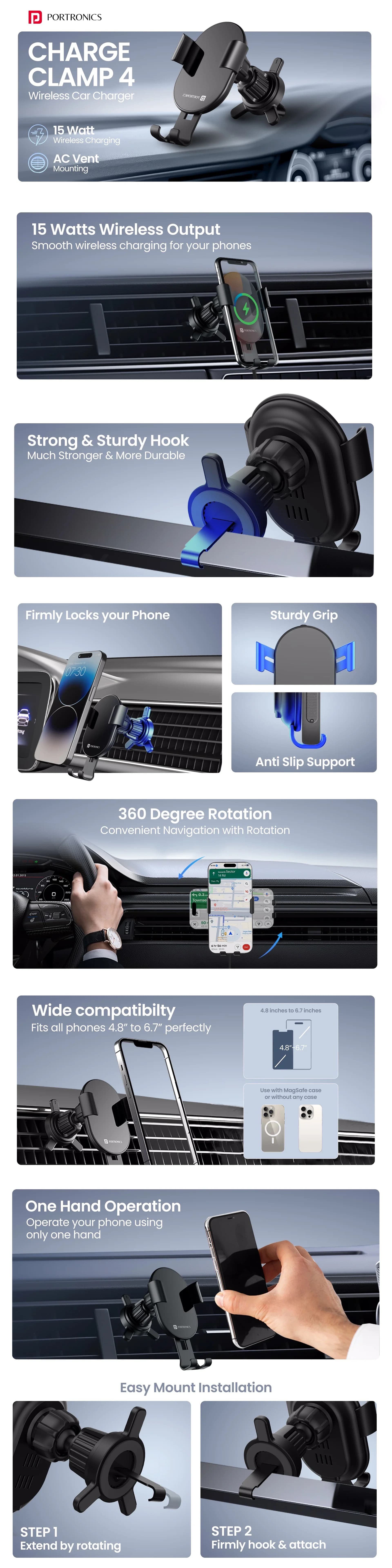 Portronics Charge Clamp 4 — image 1