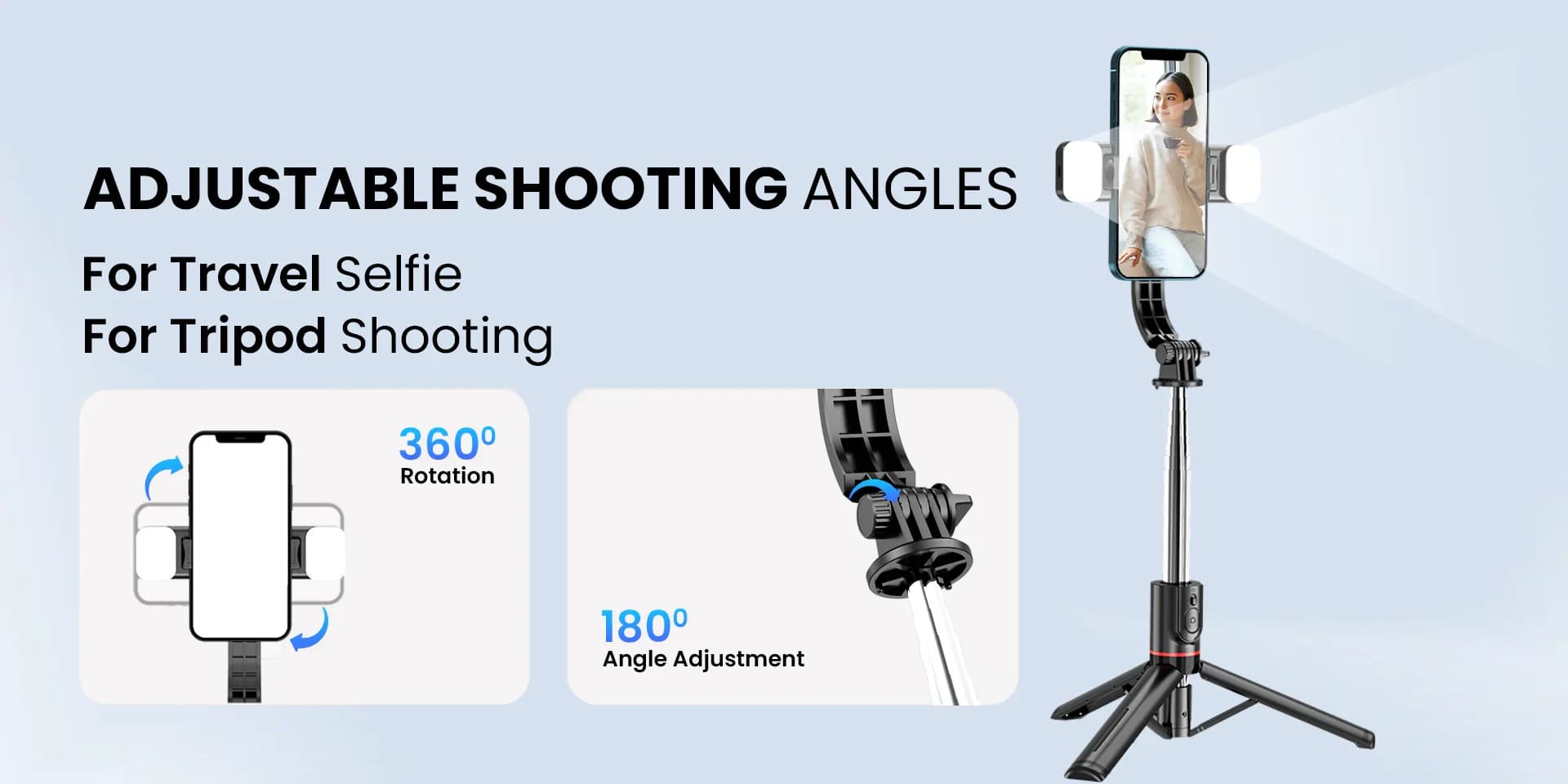 Portronics Lumistick - Smart Selfie Stick — image 1