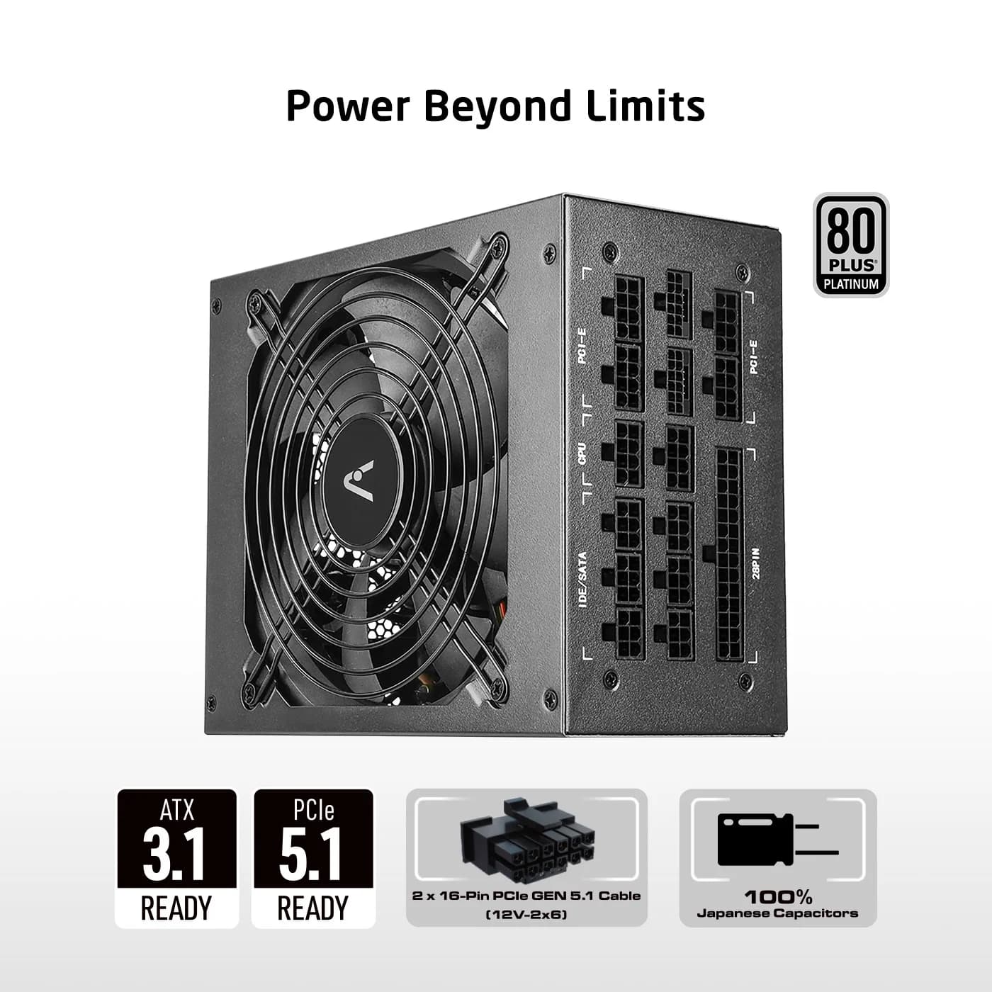 ProLab Design XPower XP-2000P 2000 Watt ATX 3.1 Platinum Fully Modular Power Supply (XP-2000P-PLATINUM) — image 1
