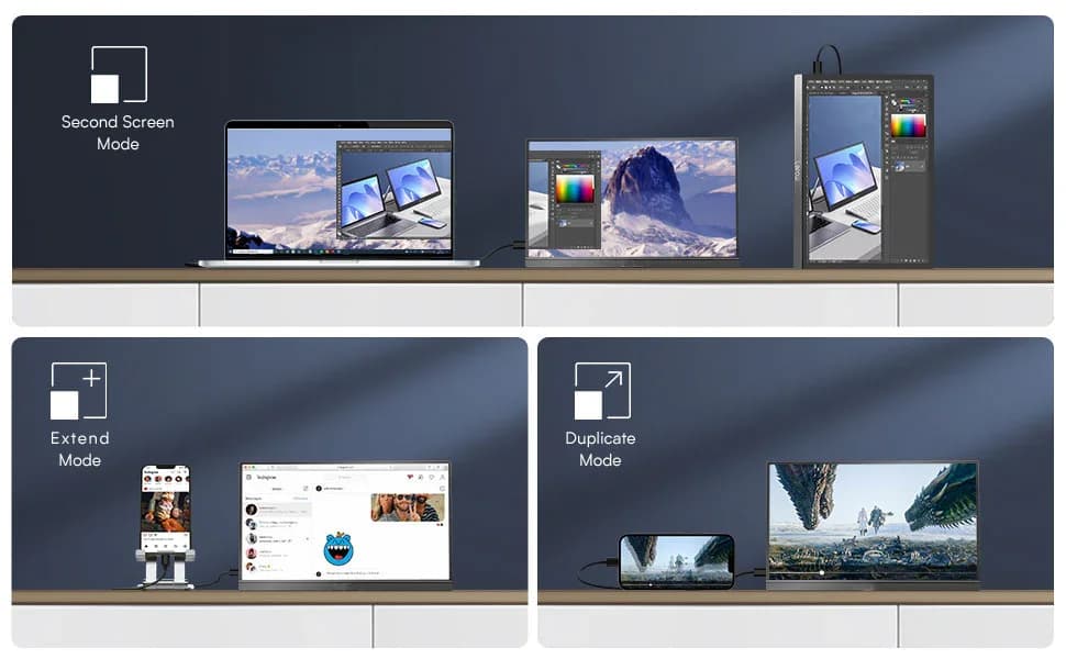 RIITEK 15.6" Touchscreen Portable Full HD Monitor Display — image 1