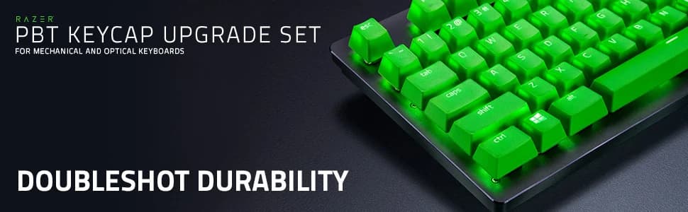 Razer PBT Keycap Upgrade Set Green — image 1