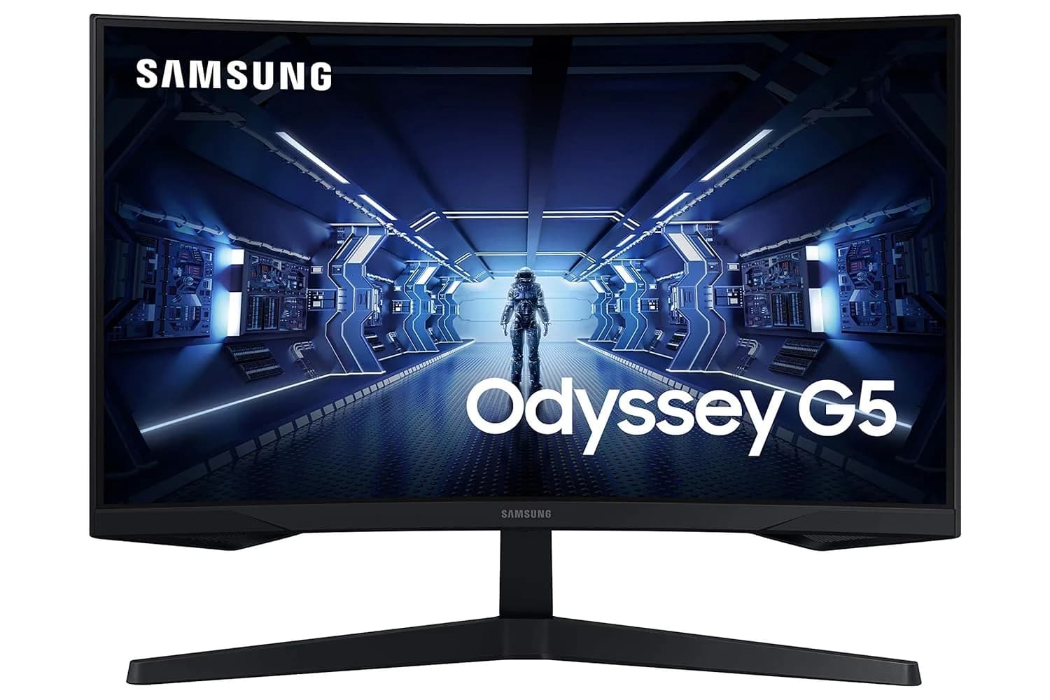 SAMSUNG Odyssey G5 27" 144Hz Curved Gaming Monitor LC27G55TQWWXXL — image 1