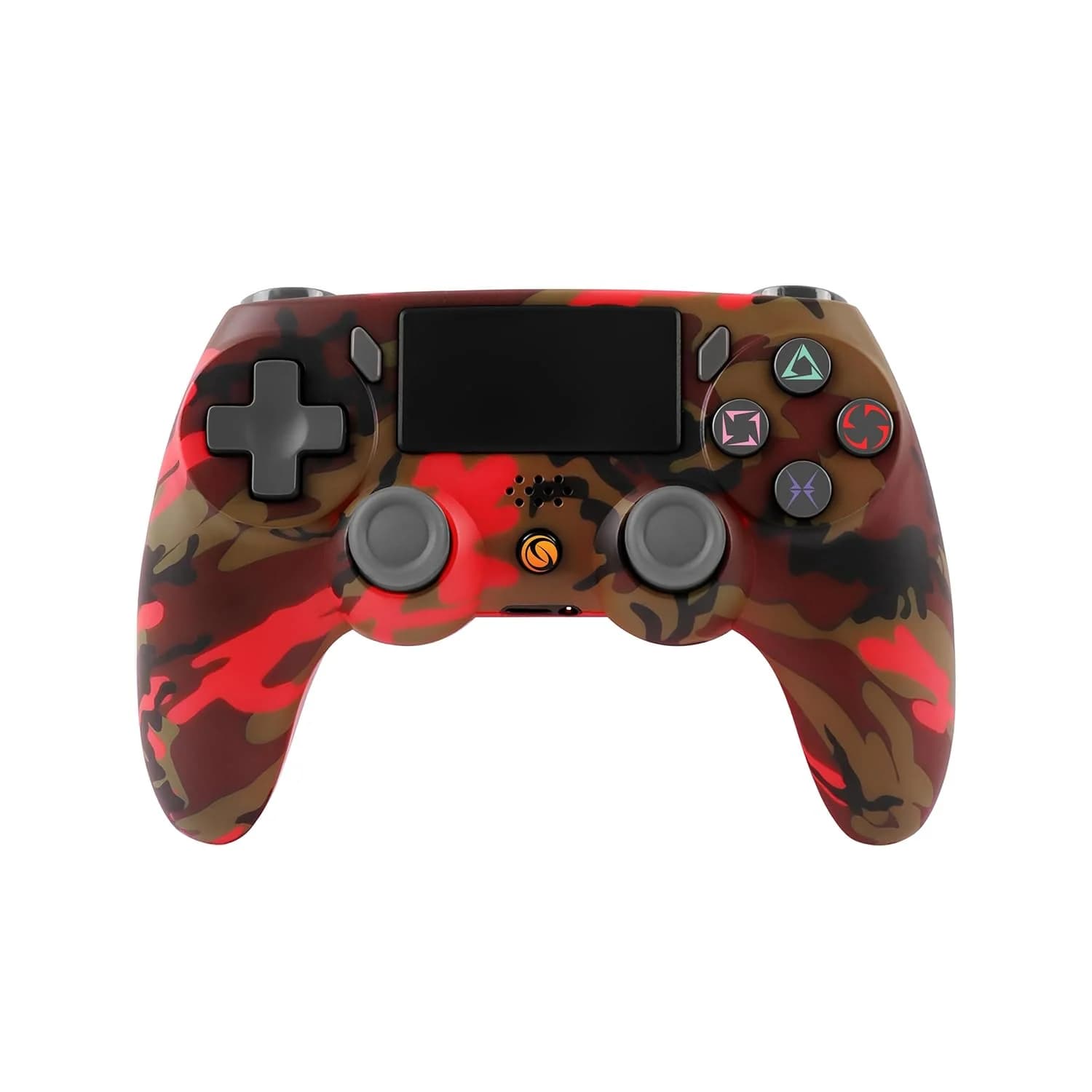 Sameo SG05 Bluetooth Wireless PS4 Gaming Controller - Red Camo — image 1