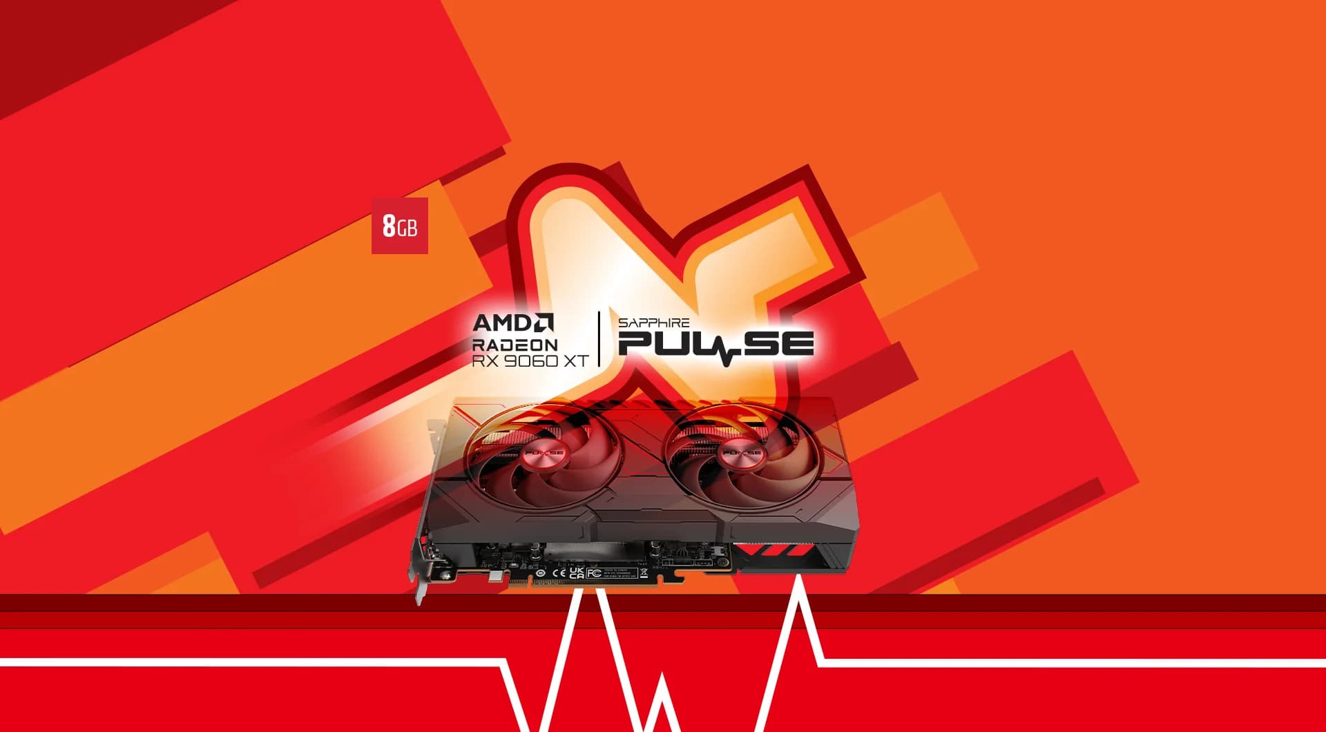 Sapphire PULSE AMD Radeon™ RX 9060 XT 8GB GPU — image 1