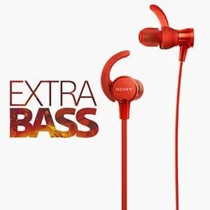 Sony MDR-XB510AS Wired in Ear Headphone with Mic - Blue — image 1