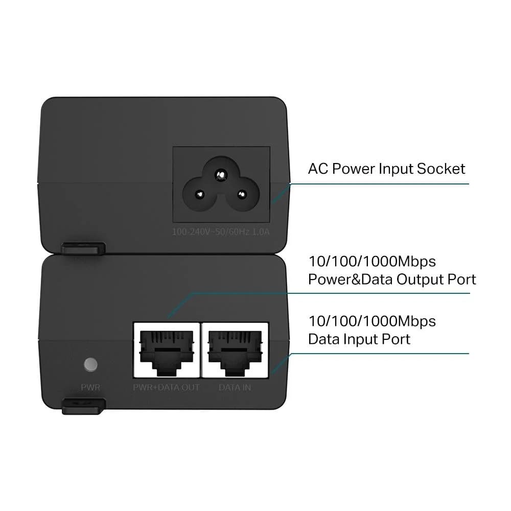 TP Link POE160S PoE Injector Adapter — image 1