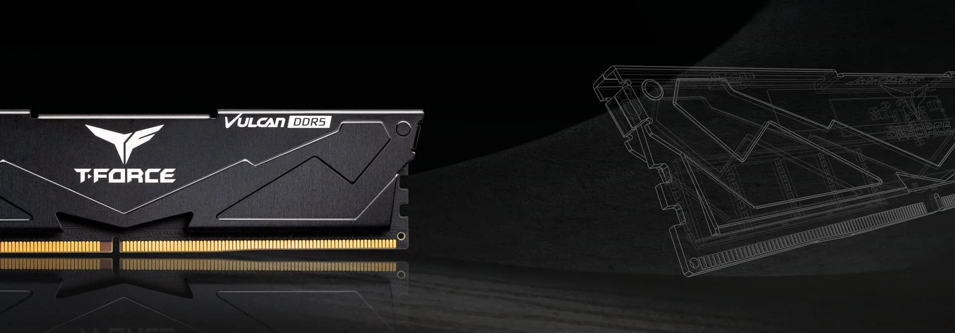 TeamGroup T-Force Vulcan 32GB 6000MHz CL38 DDR5 RAM — image 1