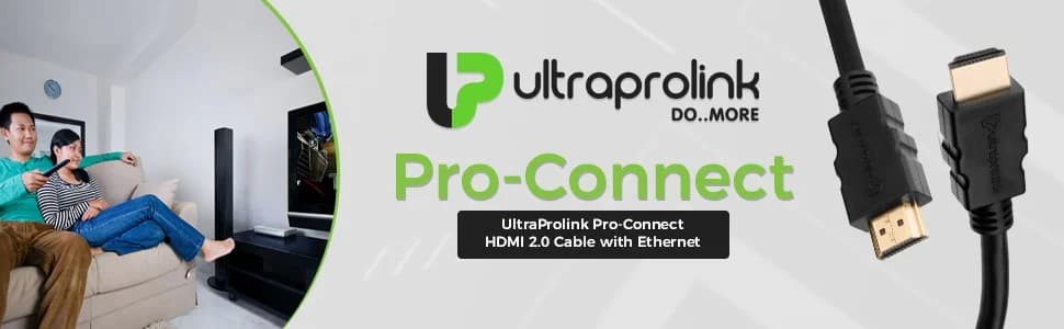 ULTRAPROLINK Pro-Connect HDMI 2.0 Cable 5m - Black — image 1