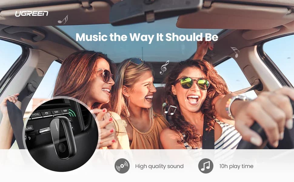 Ugreen Bluetooth 5.0 Aux Car Adapter — image 1