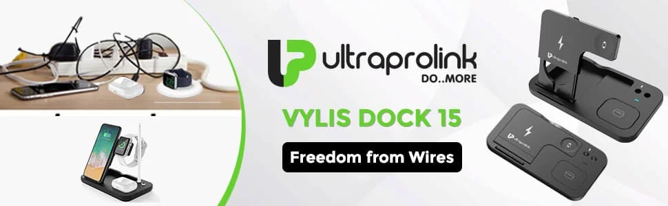 Ultraprolink Vylis15 4-in-1 Wireless Dock 15W Wireless Charger UM1006N — image 1