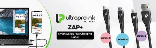 Ultraprolink Zap+ Plus Micro USB UL1069BLK