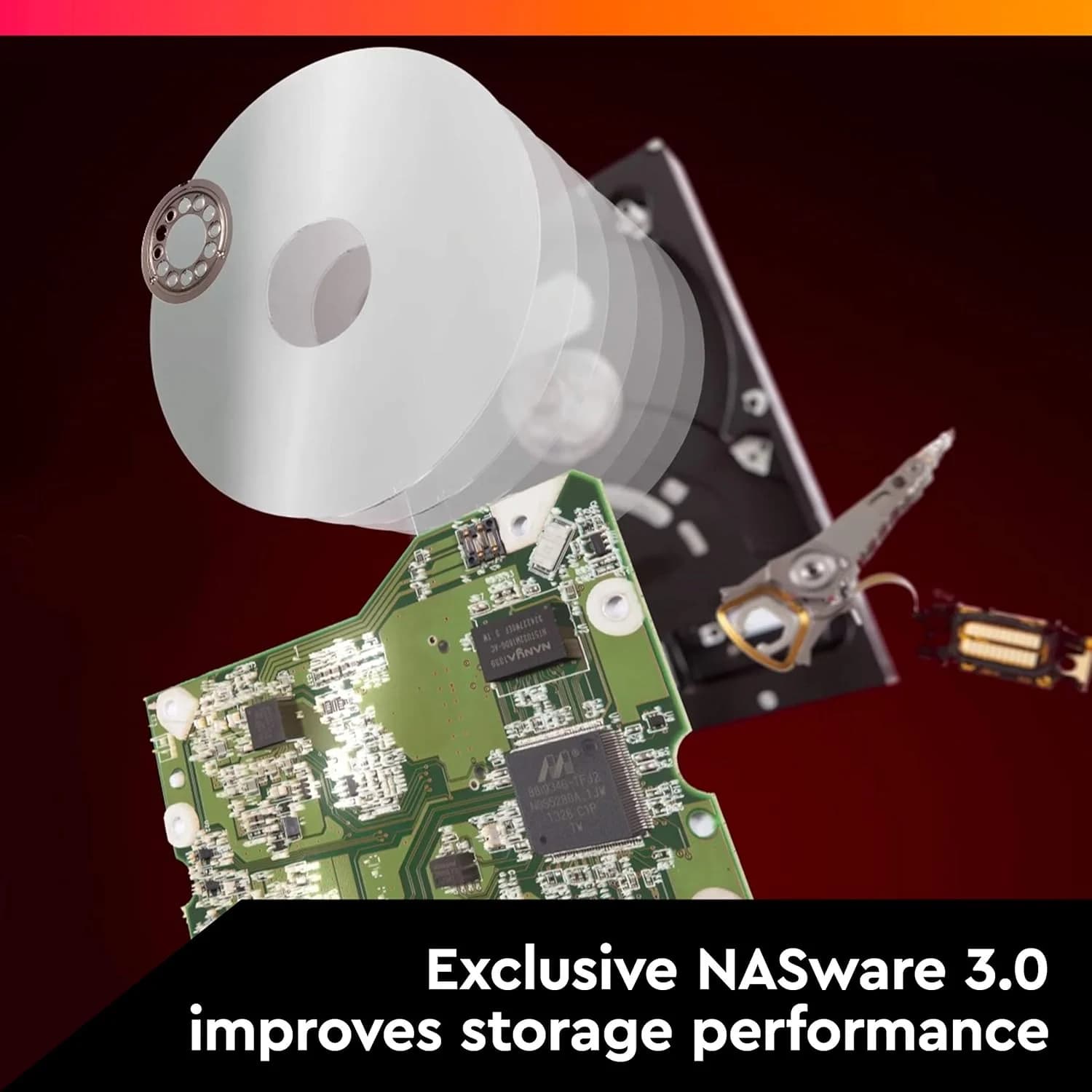 Western Digital Red Plus NAS 12TB 3.5 inch SATA Hard Drive — image 1