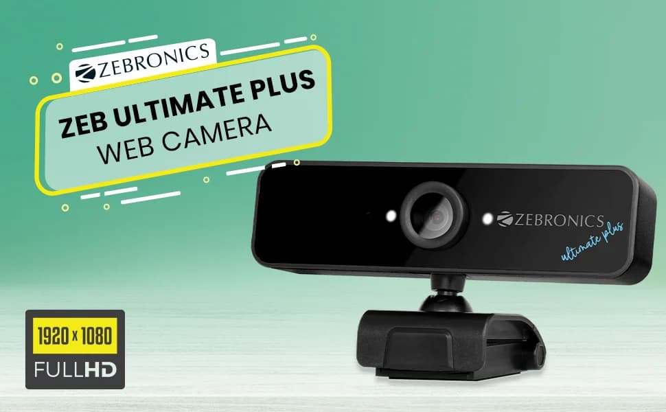 ZEBRONICS Zeb-Ultimate Plus USB Powered high Resolution Web Cam — image 1