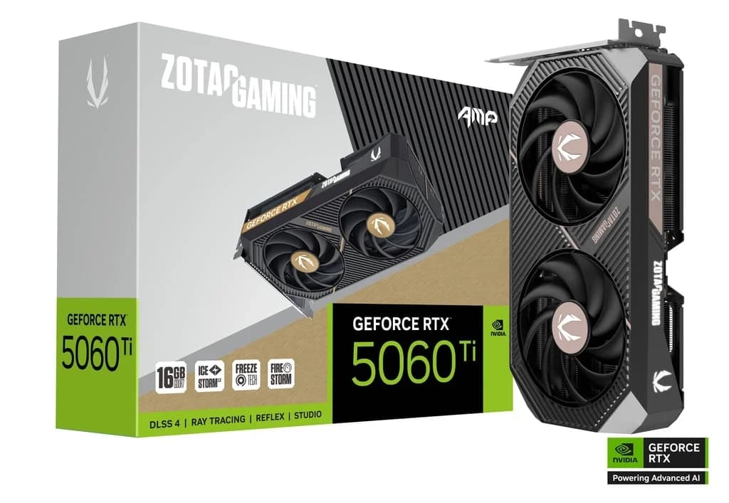 ZOTAC GAMING GeForce RTX 5060 Ti 16GB AMP — image 1