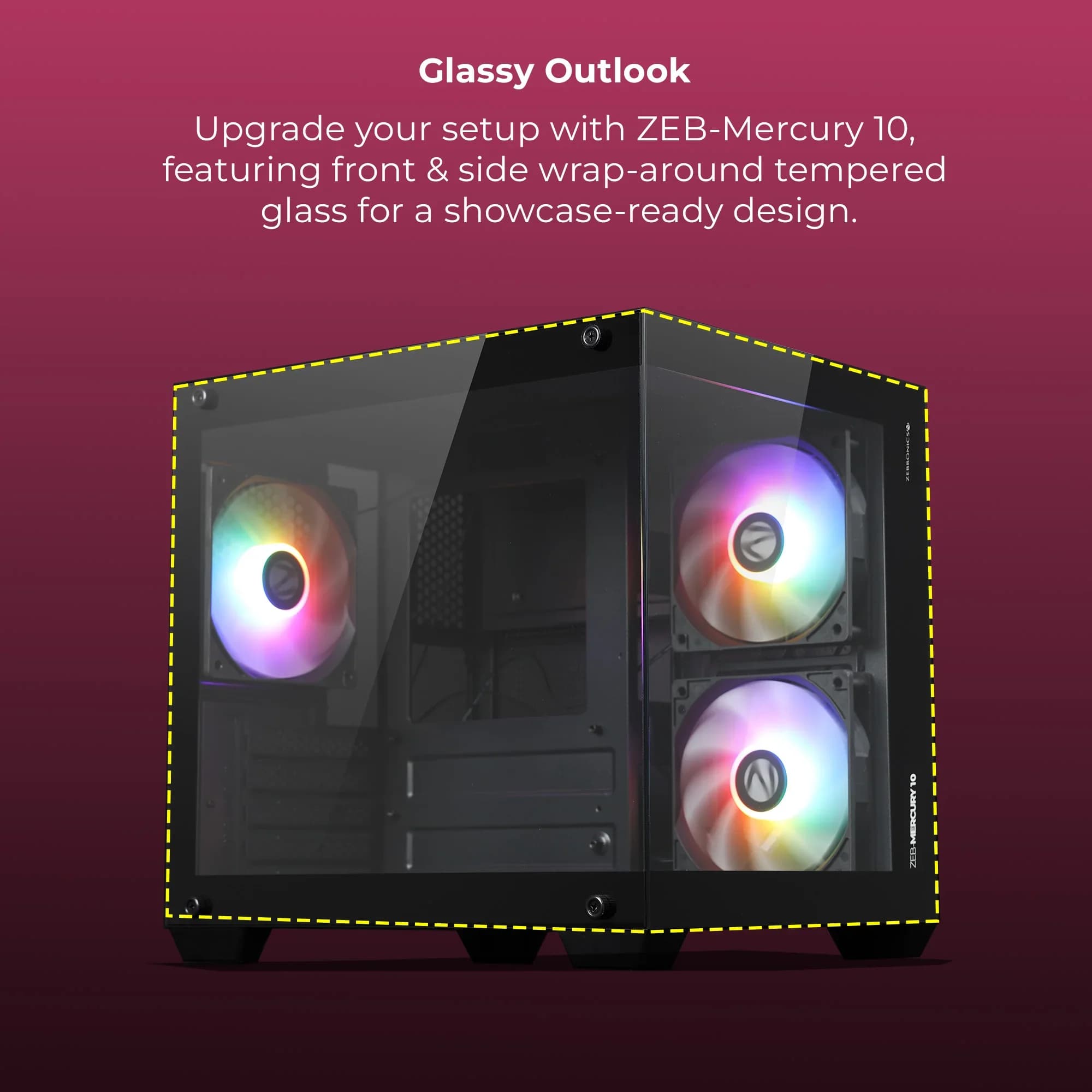 Zebronics Mercury 10 Premium Gaming Chassis — image 1