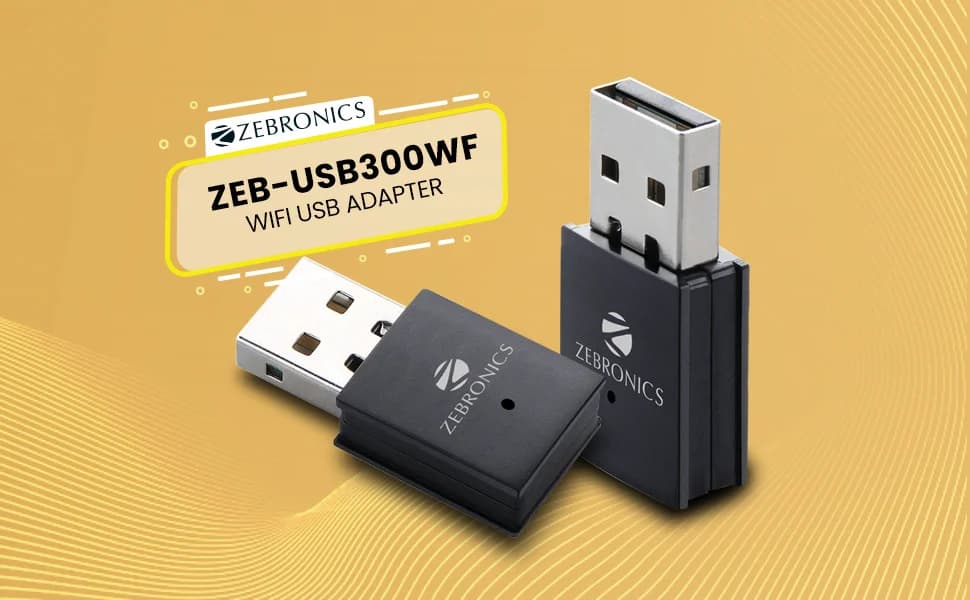 Zebronics ZEB-USB300WF 300Mbps WiFi Adapter