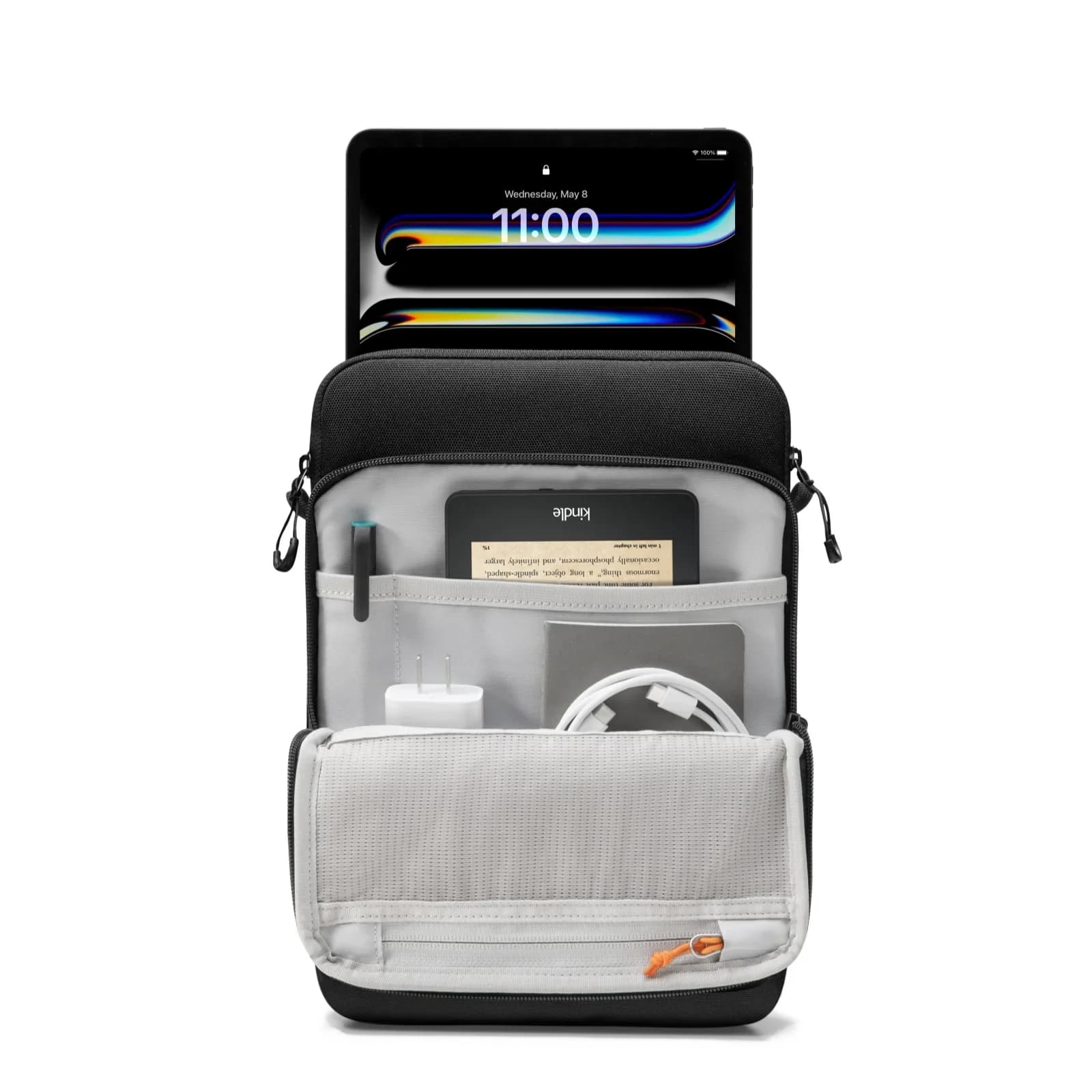 tomtoc DefenderACE-B03 Tablet Shoulder Bag for 10.9-inch ipad 10/ipad Air and 11-inch ipad Air/Pro — image 1