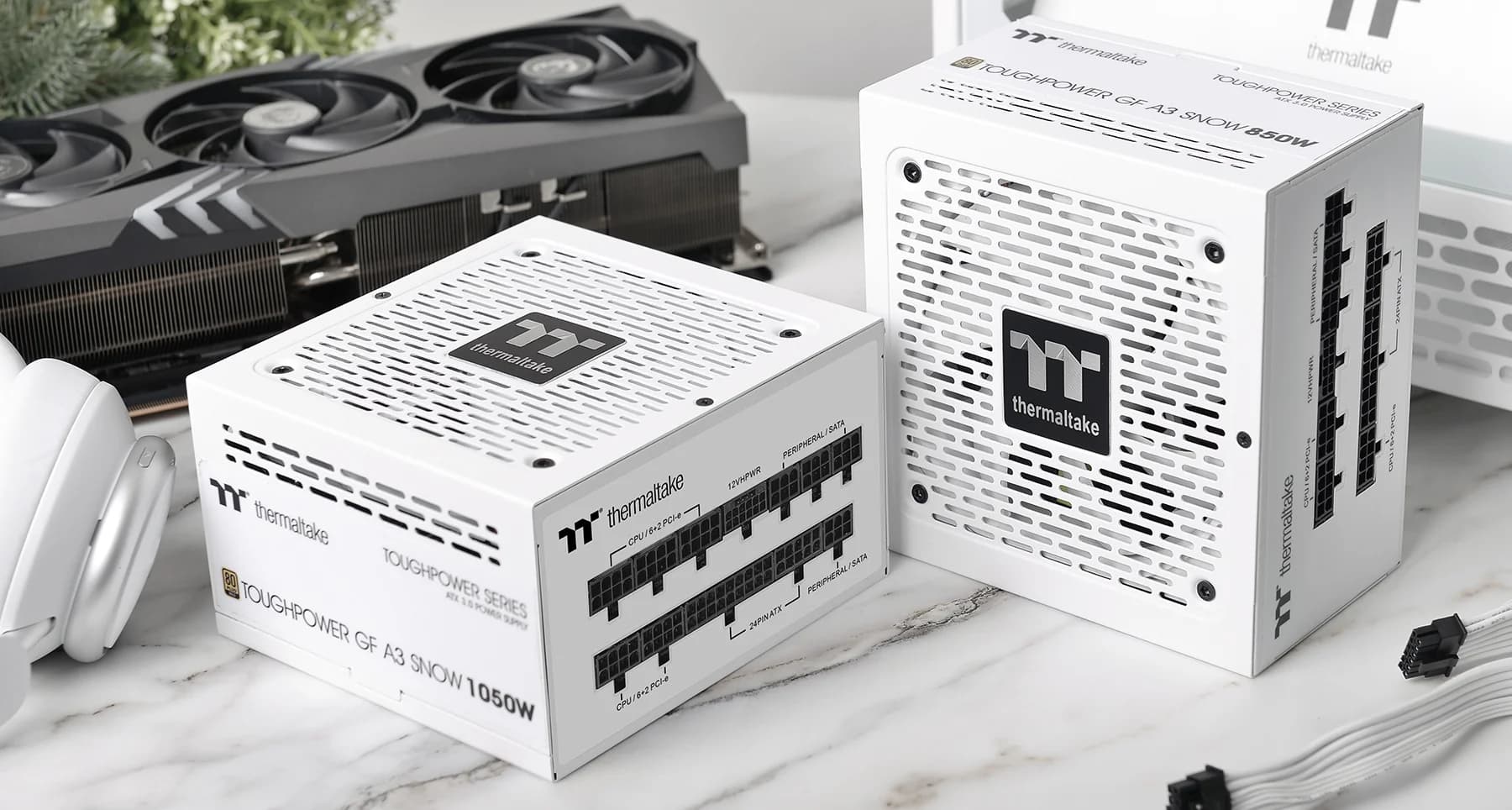 Thermaltake Toughpower GF A3 Snow Edition 850W 80 Plus Gold Full Modular ATX 3.0 Power Supply — image 1