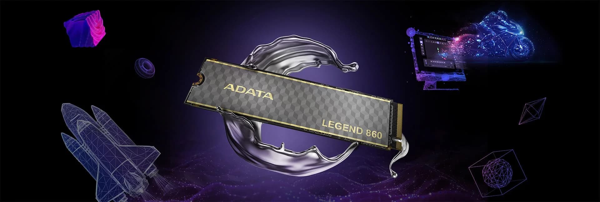 ADATA 1TB Legend 860 M.2 2280 PCIe4 NVMe Gen4 SSD — image 1