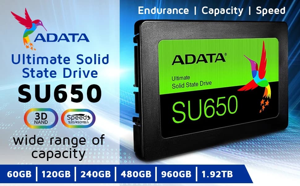 ADATA Ultimate SU650 3D NAND 480GB SSD — image 1