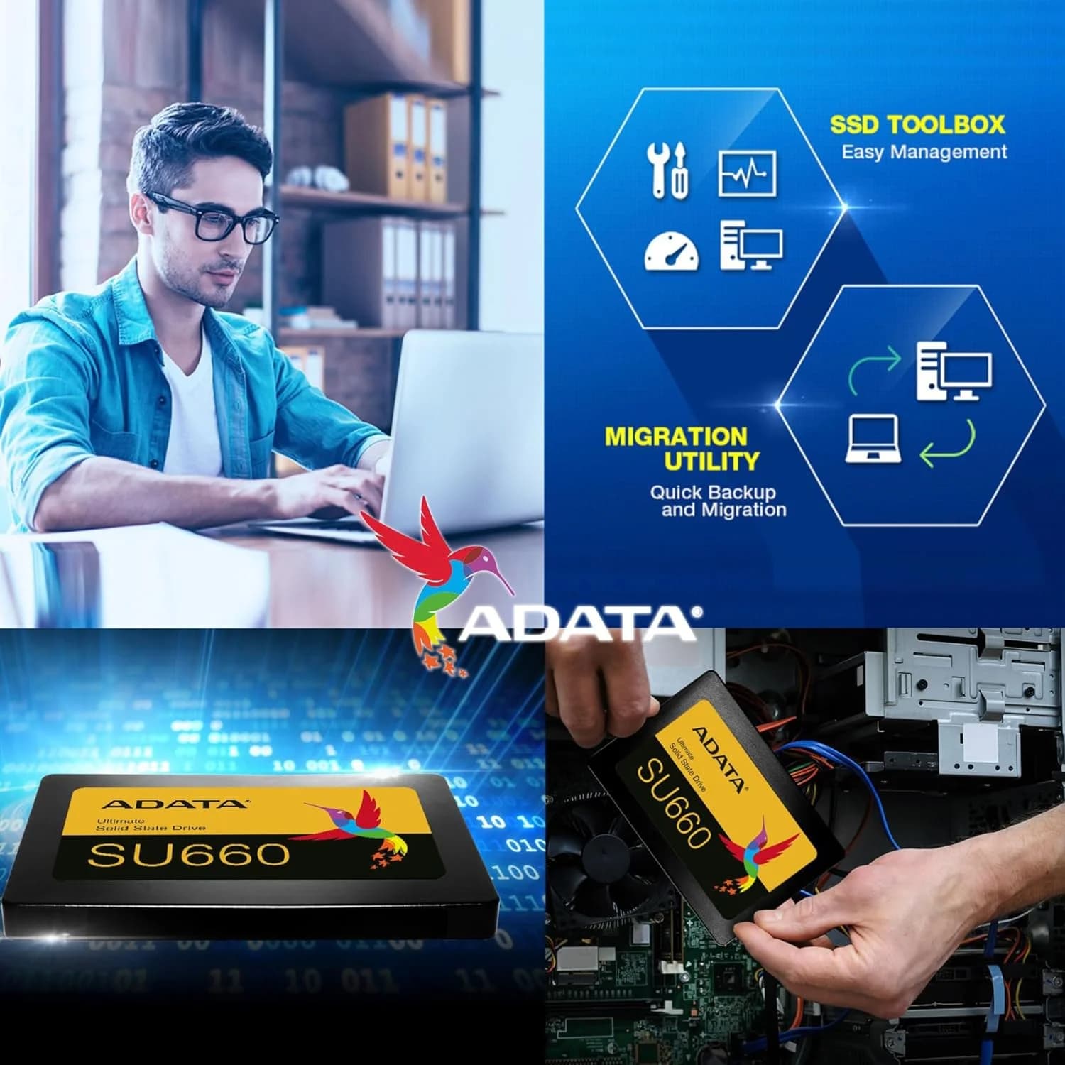 Adata Ultimate SU660 1TB 3D NAND Internal SSD — image 1