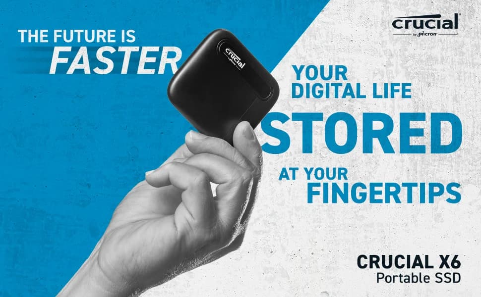 Crucial X6 2TB USB External SSD — image 1