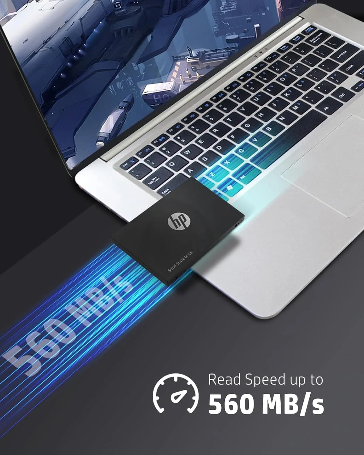 HP S750 3D NAND 512GB Internal PC SSD — image 1
