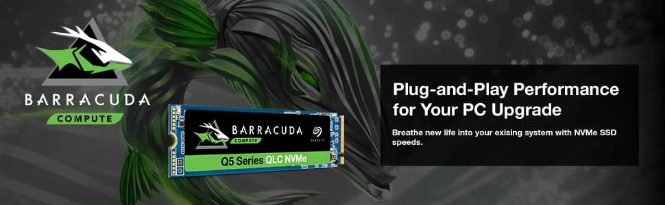 Seagate BarraCuda Q5 500GB M.2 NVMe Gen3 SSD — image 1