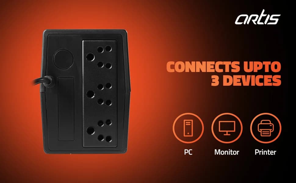 Artis PS-600VA 600VA Line Interactive UPS — image 1